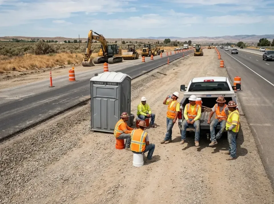 highway-road-construction-crew-007 — frequently asked questions, Porta Potty and Restroom Rentals in East Basin, UT